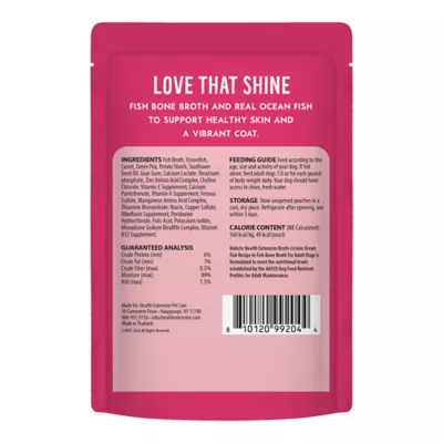 Health Extension Broth-Licious Adult Wet Dog Food Topper - Ocean Fish Recipe - Image 2