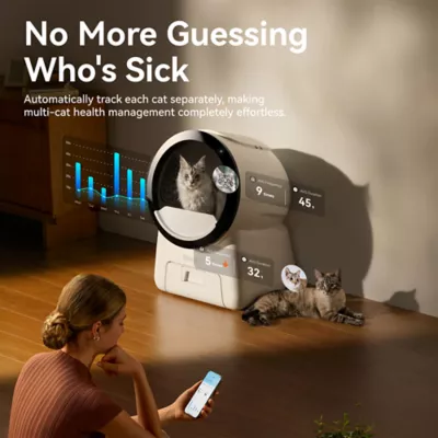 Catlink Scoop Robot Pro Self-Cleaning Litter Box For Multi-Cat Households W/ Remote App Monitoring - Image 4