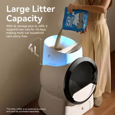 Catlink Scoop Robot Pro Self-Cleaning Litter Box For Multi-Cat Households W/ Remote App Monitoring - Image 10