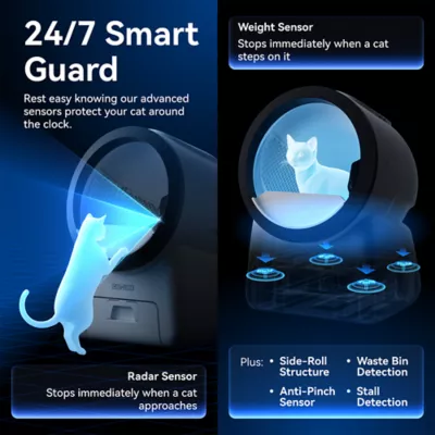 Catlink Scooper Robot Pro Selt-Cleaning Cat Litter Box W/ AI Remote Monitoring & Auto Cleaning - Image 8