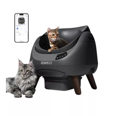 Catlink Open-X Multicat Smart Self Cleaning Cat Litterbox W/ Remote App Control & Open Top Design - Image 1