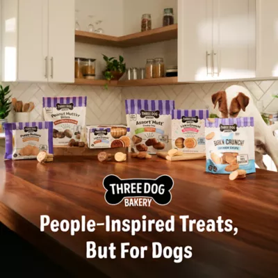 Three Dog Bakery Cheezie Yips, Crispy Dog Treats With Real Cheddar Cheese 9 oz. - Image 8