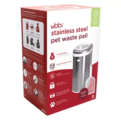 Ubbi Pet Waste Pail For Dogs & Cats, Locks in Odors,Compatible W/ Standard Kitchen Trash Bag - Image 4