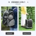 PawHut 2-IN-1 Pet Carrier - Backpack and Roller with Handle - Cats and Dogs up to 9lbs image thumbnail 3