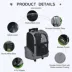PawHut 2-IN-1 Pet Carrier - Backpack and Roller with Handle - Cats and Dogs up to 9lbs image thumbnail 5