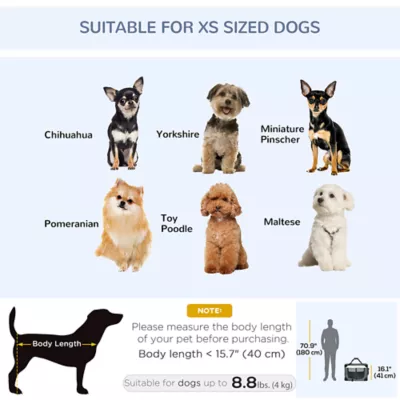 PawHut 24" Foldable Pet Carrier with Removable Mat, Breathable Mesh, Soft Side Pet Travel Carrier - Image 5