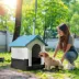 PawHut Indoor/Outdoor Dog House w/ Vents - For Small Dogs image thumbnail 2