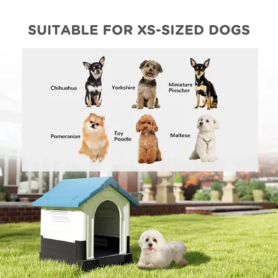 PawHut Indoor/Outdoor Dog House w/ Vents - For Small Dogs - Image 4