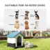 PawHut Indoor/Outdoor Dog House w/ Vents - For Small Dogs image thumbnail 4