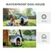 PawHut Indoor/Outdoor Dog House w/ Vents - For Small Dogs image thumbnail 6