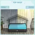 PawHut Rattan Dog House with Canopy, Water-Resistant Cushion, for Medium Dogs image thumbnail 6
