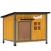 PawHut Outdoor Dog House with Anti-Chewing Steel Frame, Openable Roof and Removable Floor - Med Dogs image thumbnail 1