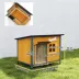 PawHut Outdoor Dog House with Anti-Chewing Steel Frame, Openable Roof and Removable Floor - Med Dogs image thumbnail 3