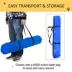 PawHut Dog Agility Pole Set, Portable Dog Agility training equipment for Outdoor Play - Red & Blue image thumbnail 4
