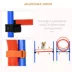 PawHut Dog Agility Training Kit - High Jump, Weave Pole, Ring image thumbnail 5
