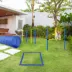 PawHut Dog Agility Starter Kit -Tunnel, Weave Poles, High Jump image thumbnail 2