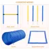 PawHut Dog Agility Starter Kit -Tunnel, Weave Poles, High Jump image thumbnail 4