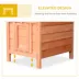 PawHut Wooden Rabbit Hutch, with Waterproof & Openable Asphalt Roof image thumbnail 6