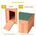 PawHut Wooden Rabbit Hutch, with Waterproof & Openable Asphalt Roof image thumbnail 7