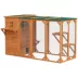 PawHut Catio 76"L, Outdoor Cat House with Asphalt Roof, Platforms, Lockable Doors, 3-Tier image thumbnail 1