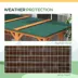 PawHut Catio 76"L, Outdoor Cat House with Asphalt Roof, Platforms, Lockable Doors, 3-Tier image thumbnail 5