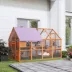 PawHut Outdoor Cat Enclosure, Wooden Cat House w/ Weatherproof Canopy, Bridges, Resting Boxes image thumbnail 2