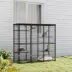 PawHut Weld Wire Catio Outdoor Indoor with Waterproof Cover, 4 Jumping Platforms, Hammock image thumbnail 7