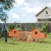 PawHut 123" Extra Large Chicken Coop with Outdoor Run Ramps and Nesting Boxes image thumbnail 2