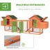 PawHut 123" Extra Large Chicken Coop with Outdoor Run Ramps and Nesting Boxes image thumbnail 5