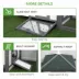 PawHut 77" Chicken Coop Hen House, Outdoor Backyard with Nesting Box and Run image thumbnail 7