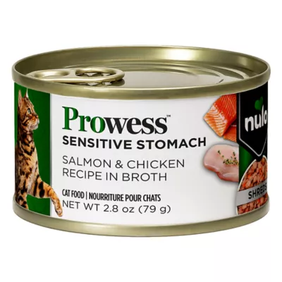 Nulo Prowess Sensitive Stomach Wet Cat Food - Shreds in Broth, 2.8 oz - Image 1