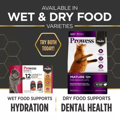 Nulo Prowess Mature 7+ Wet Cat Food - Pate & Shreds, 12 count, Variety Pack - Image 10