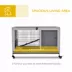 PawHut Wooden Indoor Rabbit Hutch Habitat with Wheels, and Pull-Out Tray image thumbnail 4