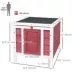 PawHut Wooden Rabbit Hutch with Waterproof & Openable Asphalt Roof, Indoor/Outdoor image thumbnail 3