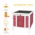 PawHut Wooden Rabbit Hutch with Waterproof & Openable Asphalt Roof, Indoor/Outdoor image thumbnail 4
