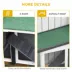 PawHut Large Rabbit Hutch with Double Runs, Removable Tray, Ramps, Roof image thumbnail 7