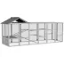 PawHut 142" Outdoor Wooden Chicken Coop with Run, Ramps, Perches, Storage image thumbnail 1
