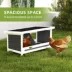 PawHut Nesting Boxes for Chickens, Chicken Coop Accessories with Asphalt Roof for Indoor Outdoor Use image thumbnail 4
