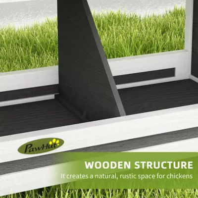 PawHut Nesting Boxes for Chickens, Chicken Coop Accessories with Asphalt Roof for Indoor Outdoor Use - Image 5