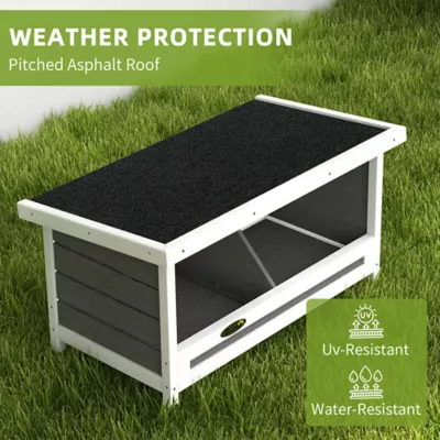 PawHut Nesting Boxes for Chickens, Chicken Coop Accessories with Asphalt Roof for Indoor Outdoor Use - Image 6