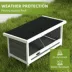 PawHut Nesting Boxes for Chickens, Chicken Coop Accessories with Asphalt Roof for Indoor Outdoor Use image thumbnail 6
