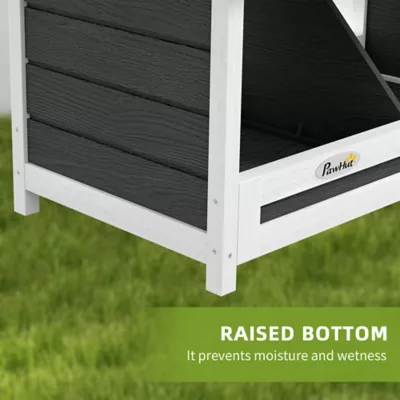 PawHut Nesting Boxes for Chickens, Chicken Coop Accessories with Asphalt Roof for Indoor Outdoor Use - Image 7