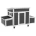 PawHut Wooden Chicken Coop with Nesting Box for 2-4 Chickens, Dark Grey image thumbnail 1