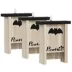 PawHut 3PCs Wooden Bat Boxes, Bat Houses Designed to Attract Bats & Easy to Hang for Outdoor image thumbnail 1