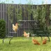 PawHut Chicken Coop Perches with Swing, Chicken Run Accessories Toy for Healthy & Happy Chickens image thumbnail 2