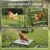 PawHut Chicken Coop Perches with Swing, Chicken Run Accessories Toy for Healthy & Happy Chickens image thumbnail 5