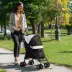 PawHut Foldable Dog Stroller, Lightweight w/ Shoulder Strap, Storage Bag, Cup Holder image thumbnail 2