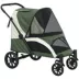 PawHut Foldable Pet Stroller with Four Big Wheels, Shock-Absorbing Frame, Safety Leashes and Brakes image thumbnail 1