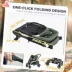 PawHut Foldable Pet Stroller with Four Big Wheels, Shock-Absorbing Frame, Safety Leashes and Brakes image thumbnail 5