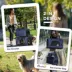 PawHut 3-in-1 Double Pet Stroller with Removable Carrier, Foldable Travel Carrier Bag image thumbnail 5